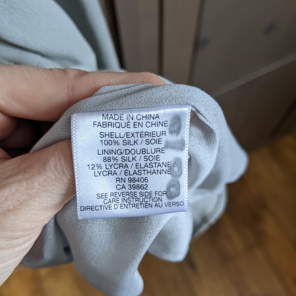 Theyskens' Theory Designer Sculpted Silk Office Dress - Picture 7 of 8